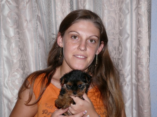 En esta foto llevaba un par de horas en casa recien traida con 2 mesecitos